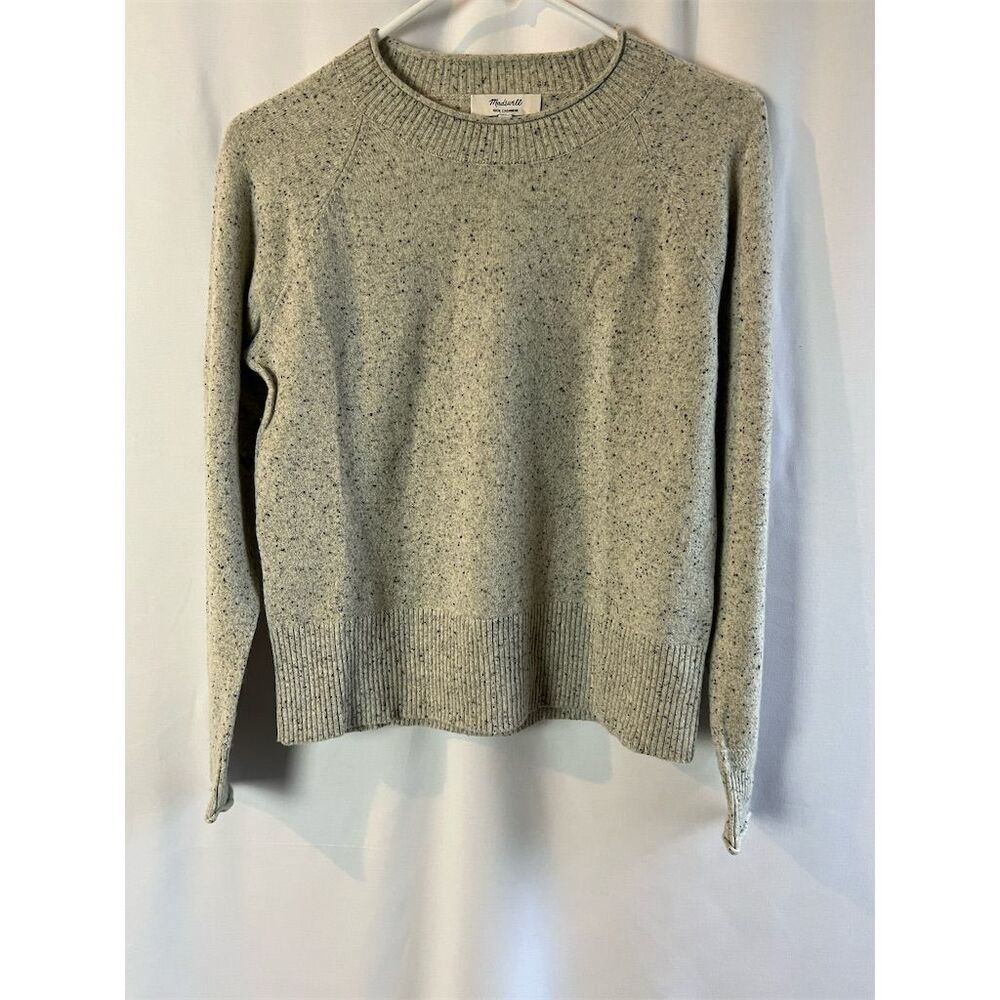 Madewell Women's Cashmere Pullover Sweater Gray